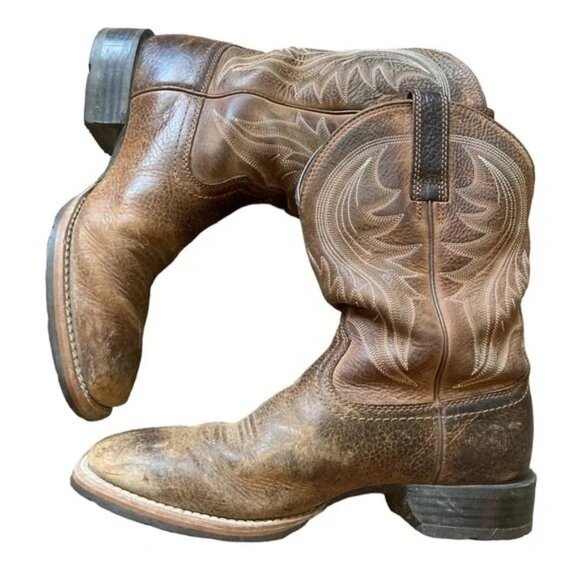 Ariat Hybrid Ranch Work Boot Western Leather Men’s Size 7.5 D - Picture 1 of 3